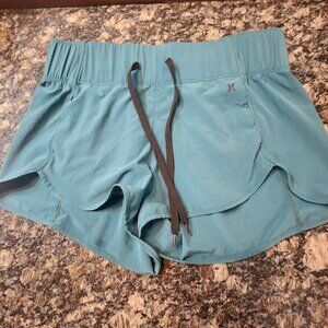 Womens Teal Hurley Shorts